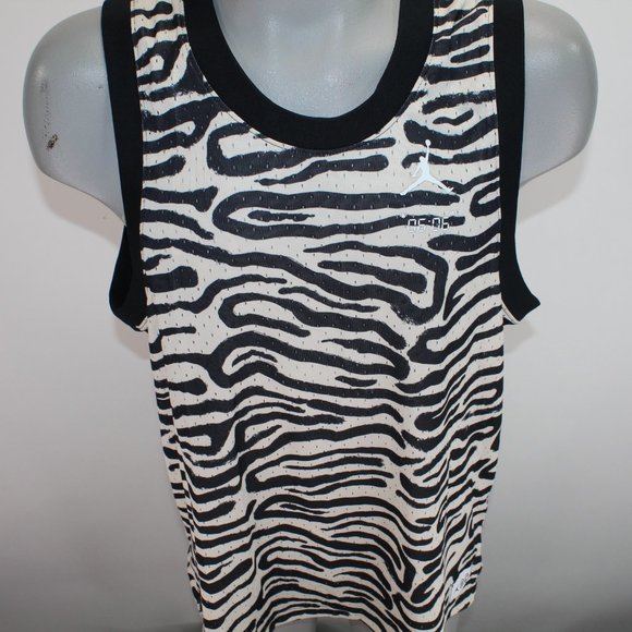 Nike Air Jordan Dri-FIT Men's L Black/White Breakfast Club Tank Top DM1823-219 - Picture 2 of 11